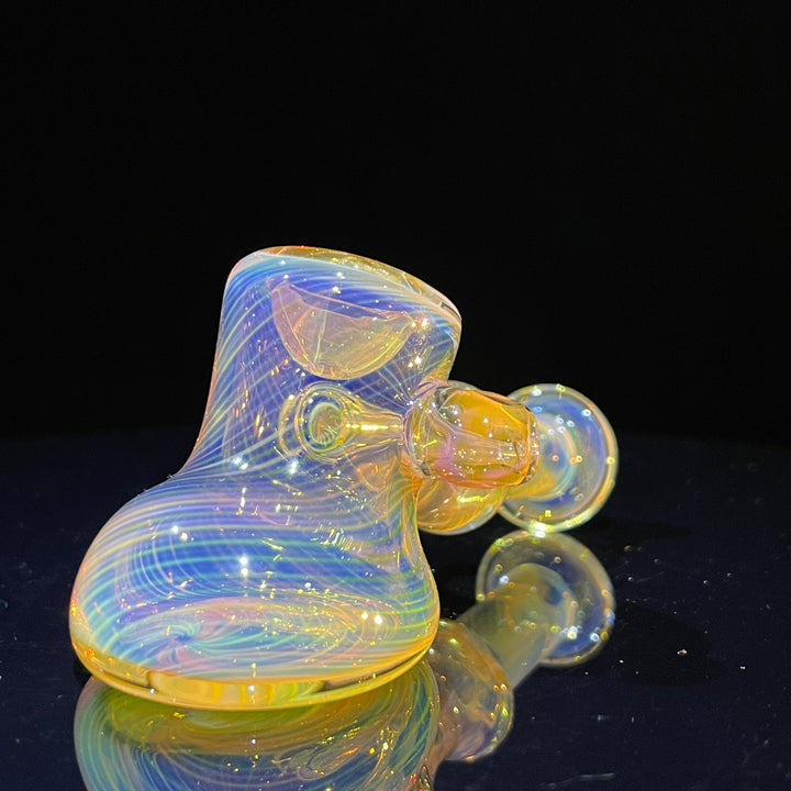 Silver and Gold Fumed Hammer Glass Pipe STF Glass   