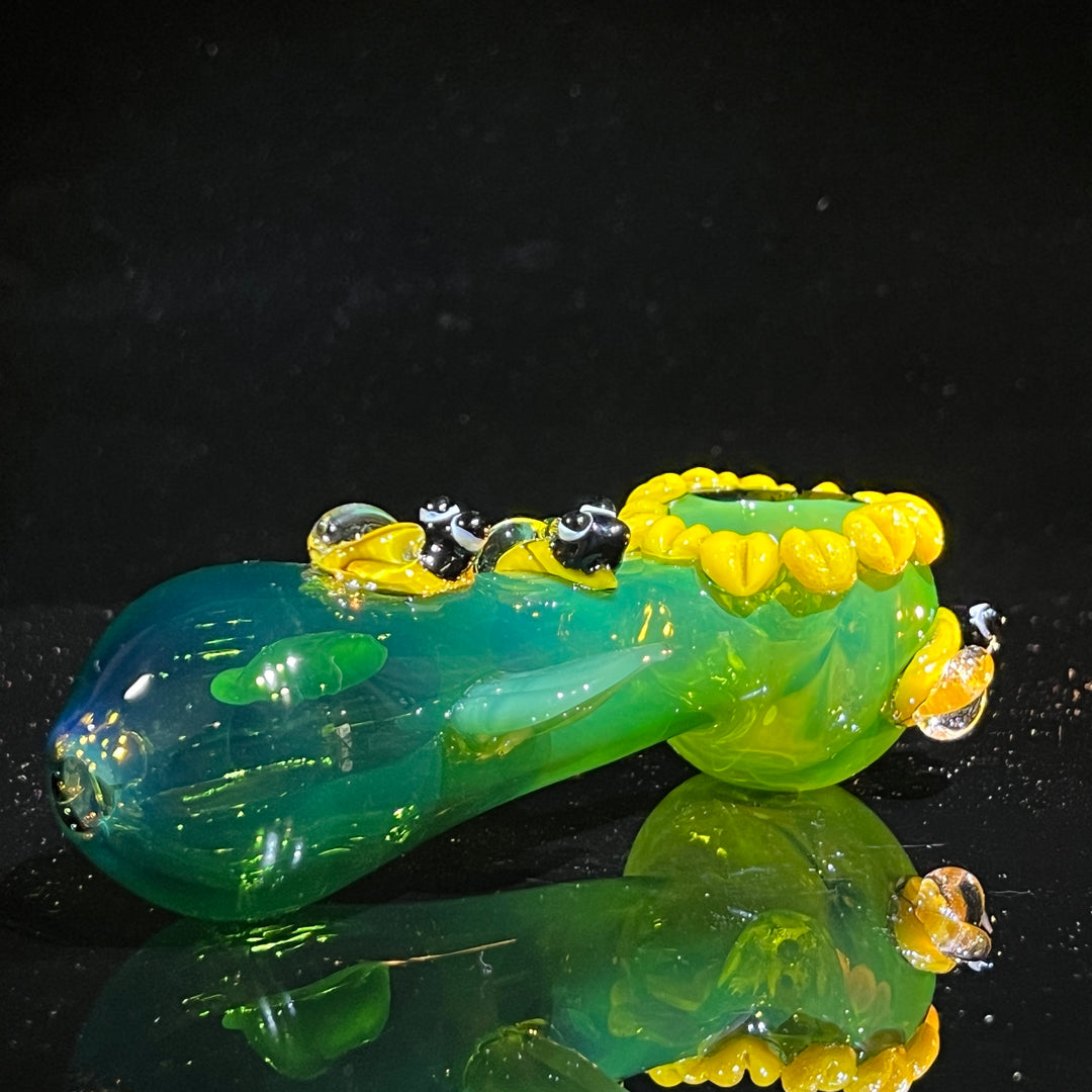 Sunflower Spoon Glass Pipe TG   