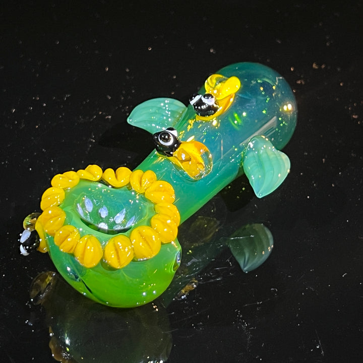 Sunflower Spoon Glass Pipe TG   