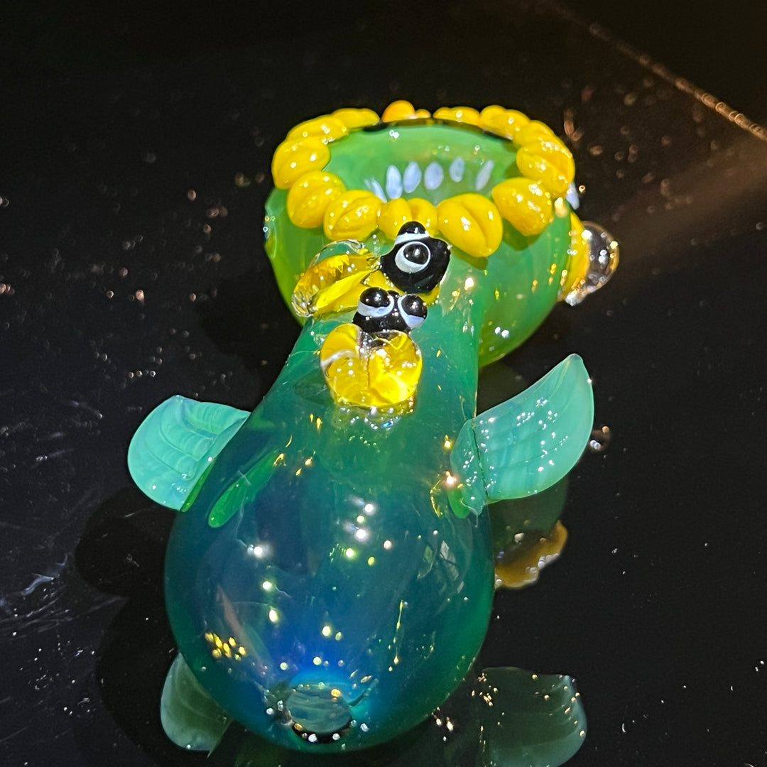 Sunflower Spoon Glass Pipe TG   