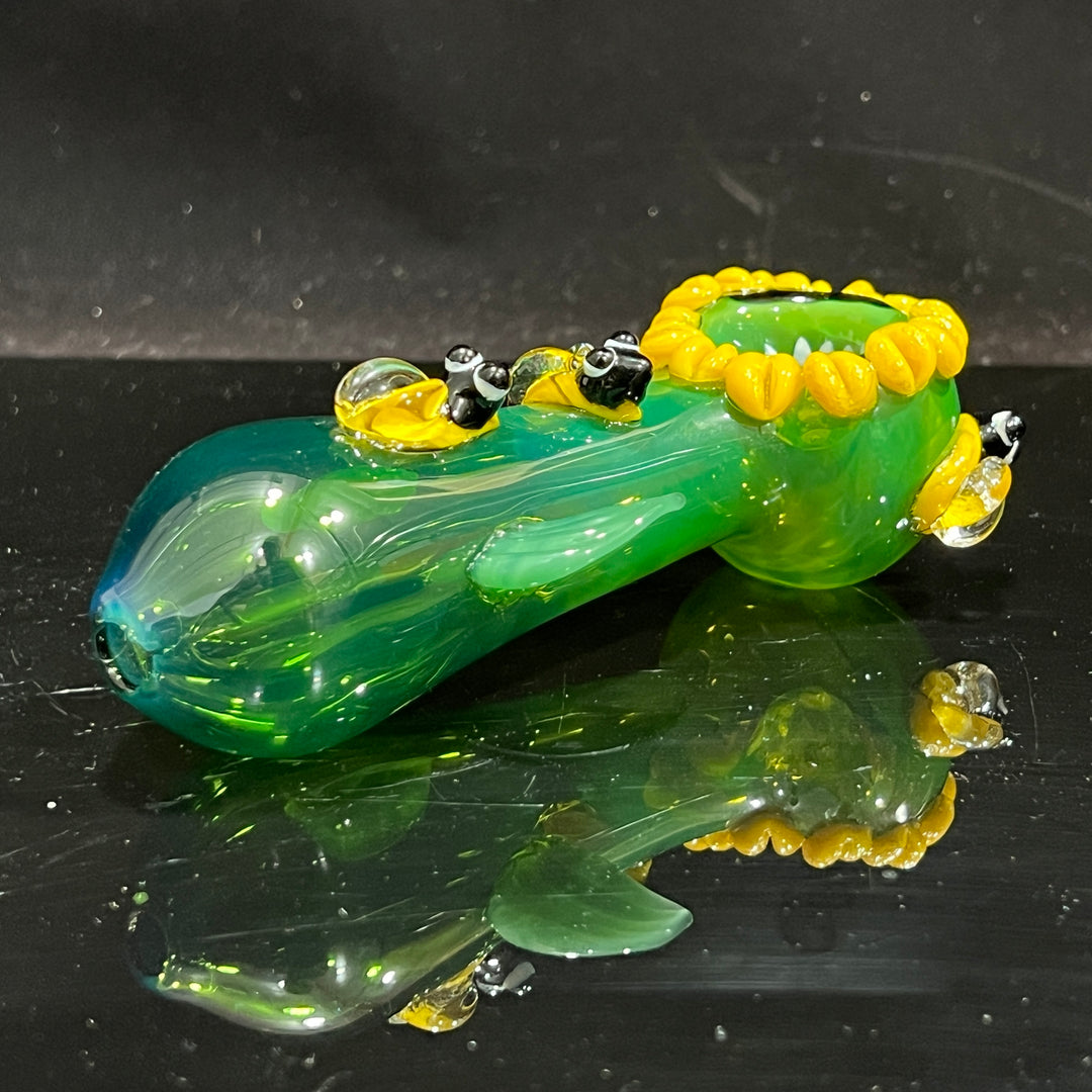 Sunflower Spoon Glass Pipe TG   