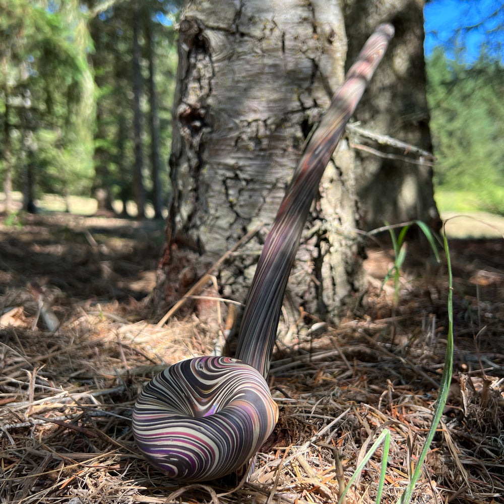 24" Woody Wood Giant Glass Pipe Wazoo Glass   