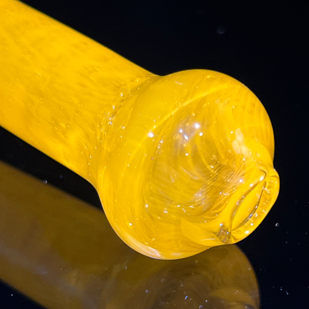 Citrus Yellow Fume Spoon Glass Pipe Cose Glass   