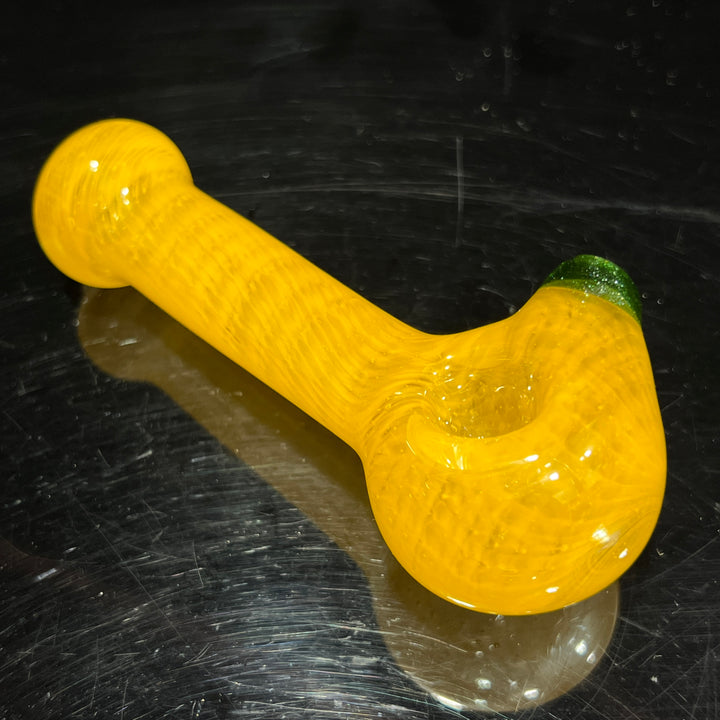 Citrus Yellow Fume Spoon Glass Pipe Cose Glass   