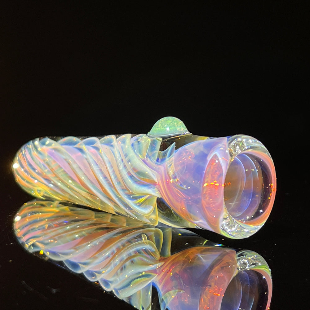 Thick Fume Chillum Glass Pipe Chuck Glass   