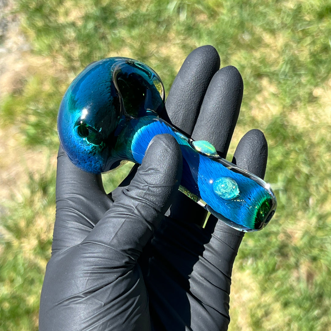 Thick Exp Green Pipe Glass Pipe Chuck Glass   