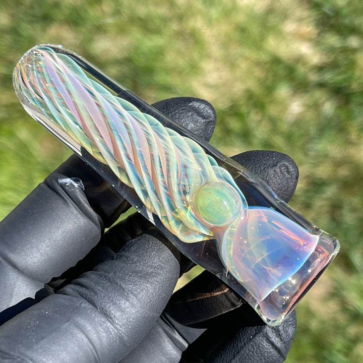 Thick Fume Chillum Glass Pipe Chuck Glass   