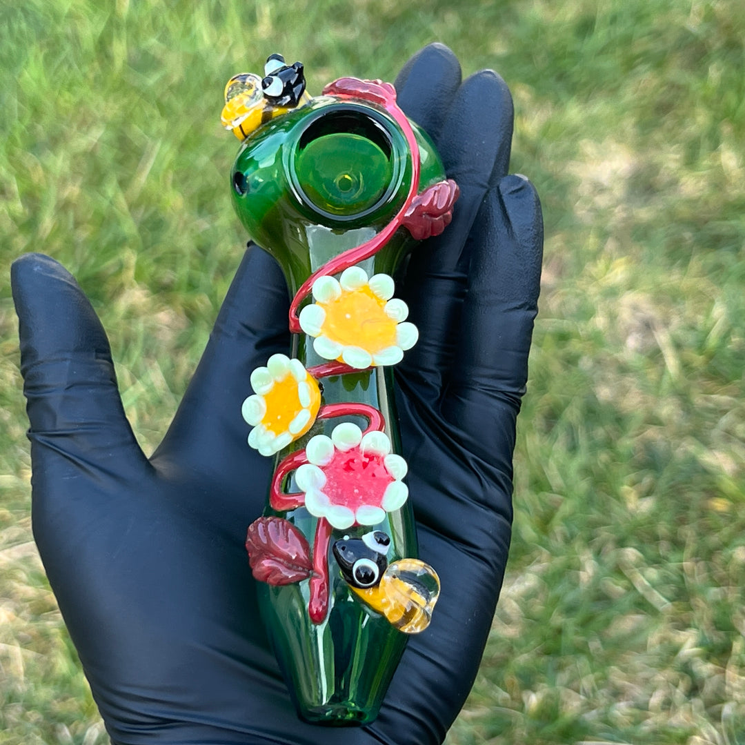 Flower Garden Pipe Glass Pipe TG   