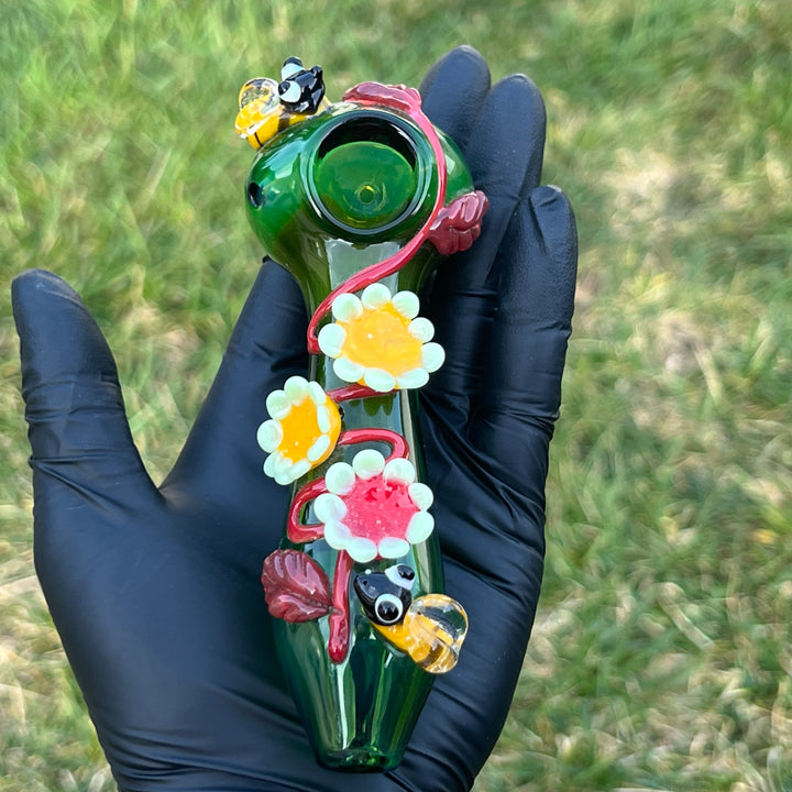 Flower Garden Pipe Glass Pipe TG   