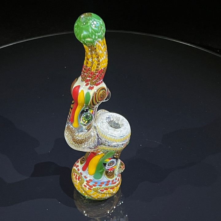 Glass Berry Cupcake Sherlock Bubbler Glass Pipe Glass Berry Cupcake