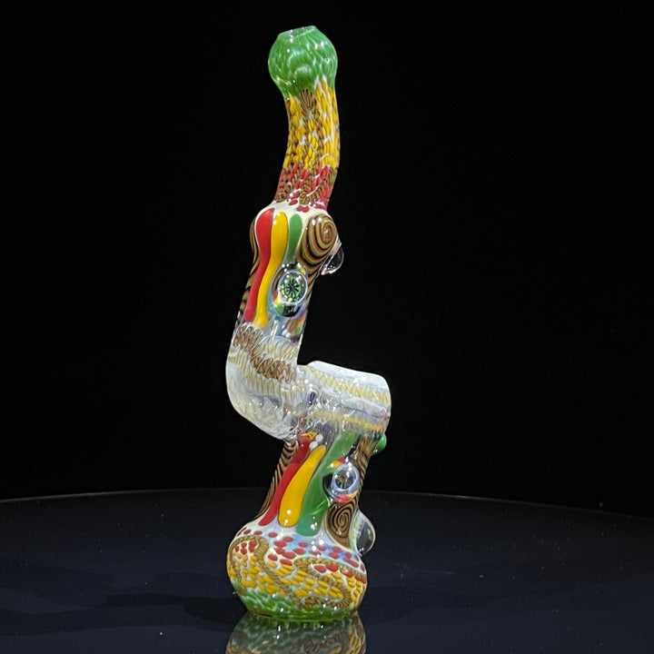 Glass Berry Cupcake Sherlock Bubbler Glass Pipe Glass Berry Cupcake