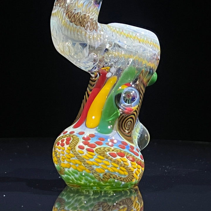 Glass Berry Cupcake Sherlock Bubbler Glass Pipe Glass Berry Cupcake