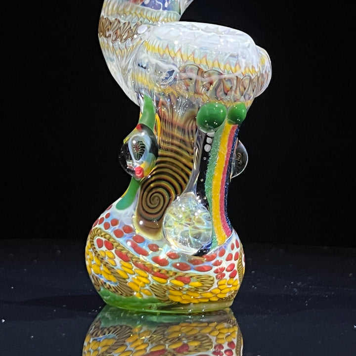 Glass Berry Cupcake Sherlock Bubbler Glass Pipe Glass Berry Cupcake
