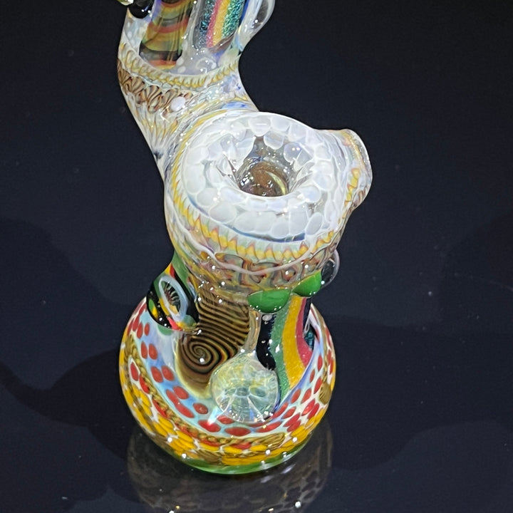 Glass Berry Cupcake Sherlock Bubbler Glass Pipe Glass Berry Cupcake