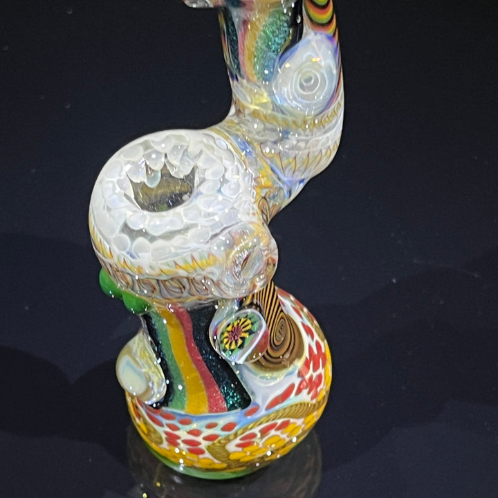 Glass Berry Cupcake Sherlock Bubbler Glass Pipe Glass Berry Cupcake