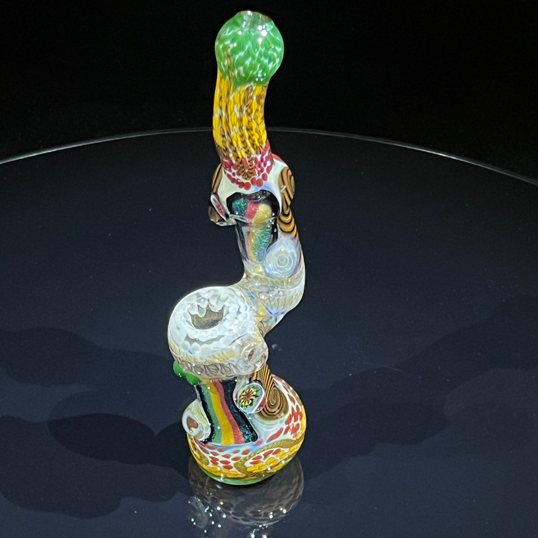Glass Berry Cupcake Sherlock Bubbler Glass Pipe Glass Berry Cupcake
