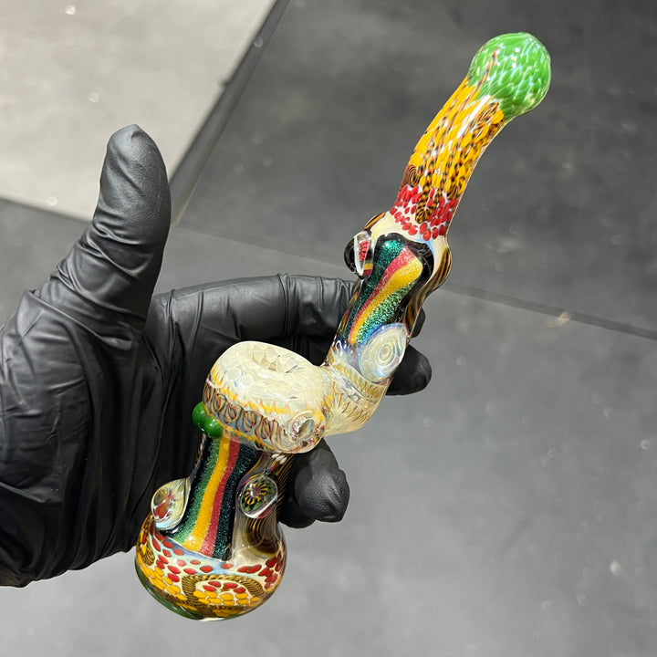 Glass Berry Cupcake Sherlock Bubbler Glass Pipe Glass Berry Cupcake