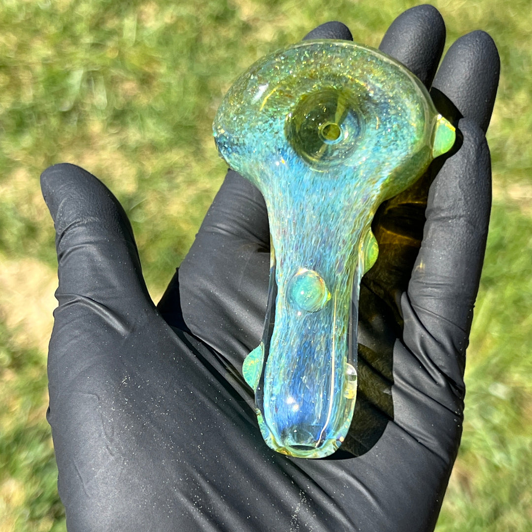 Mystery Aventurine Pipe Glass Pipe Chuck Glass   