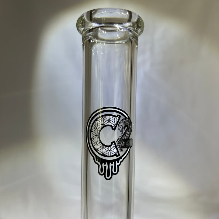 38mm Single Ratchet Tube 12" Glass Pipe C2 Custom Creations   