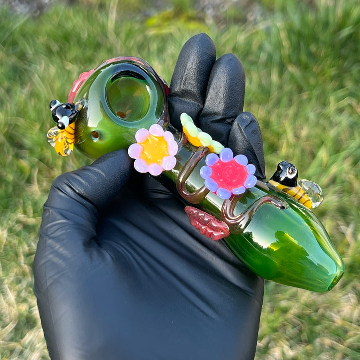 Flower Garden Pipe Glass Pipe TG   
