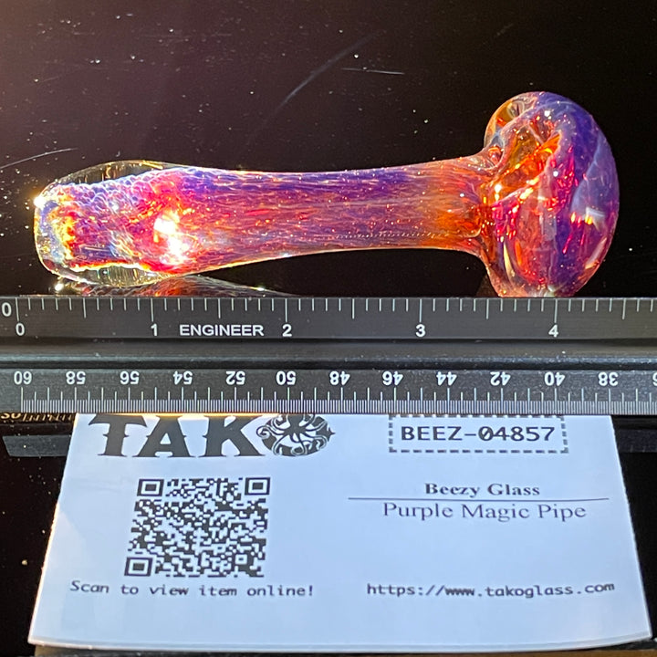 Purple Magic Pipe Glass Pipe Beezy Glass   