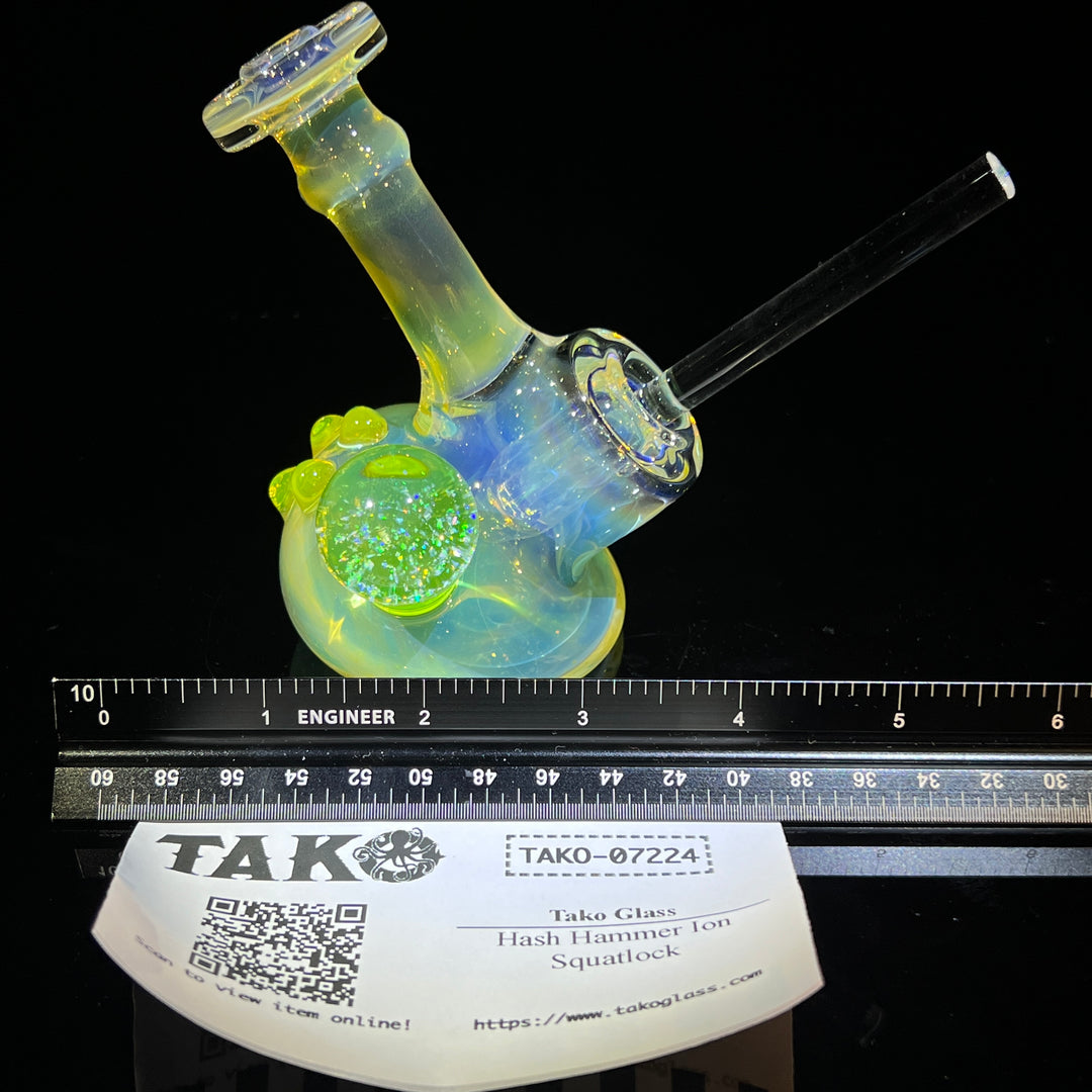 Hash Hammer Ion Squatlock Glass Pipe Tako Glass   