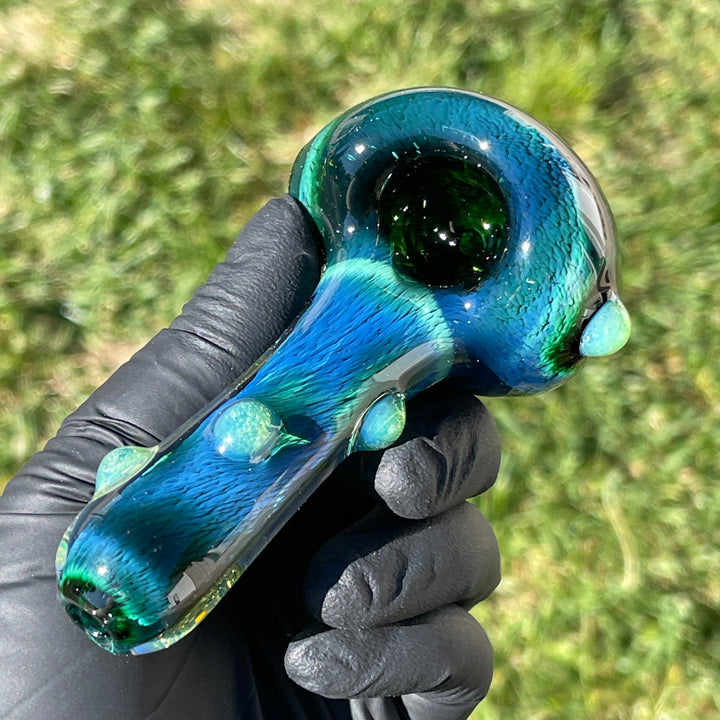 Thick Exp Green Pipe Glass Pipe Chuck Glass   