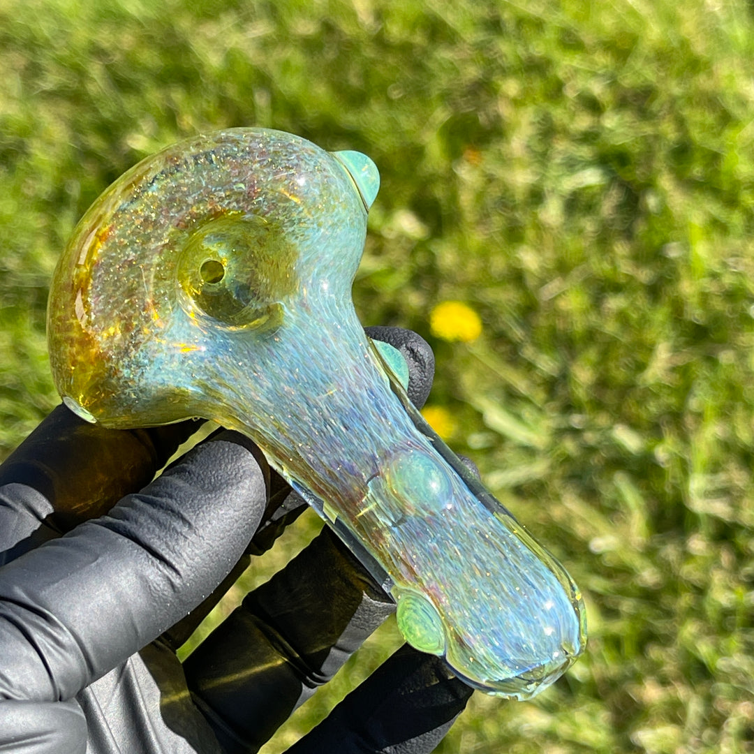 Mystery Aventurine Pipe Glass Pipe Chuck Glass   