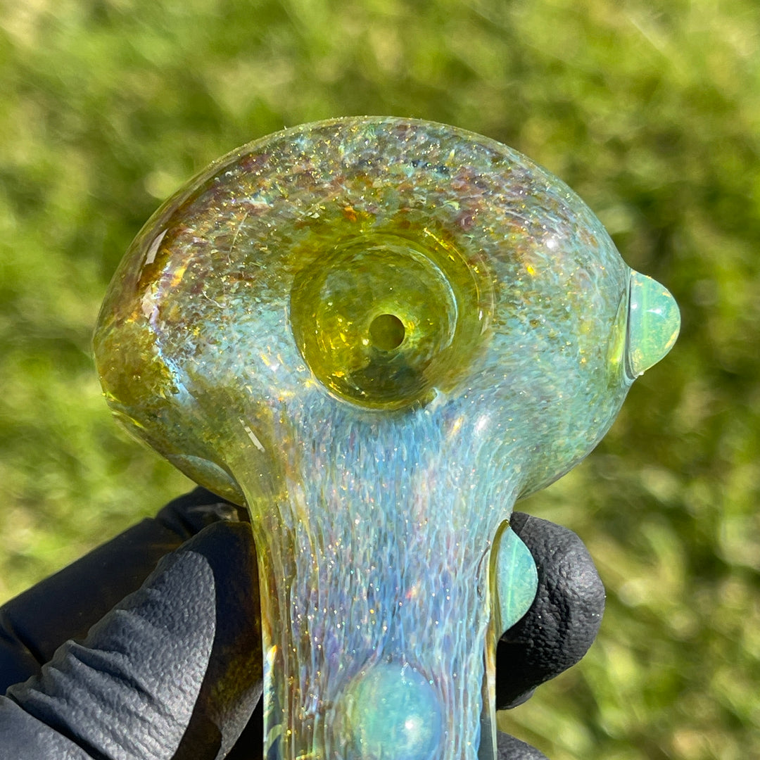 Mystery Aventurine Pipe Glass Pipe Chuck Glass   