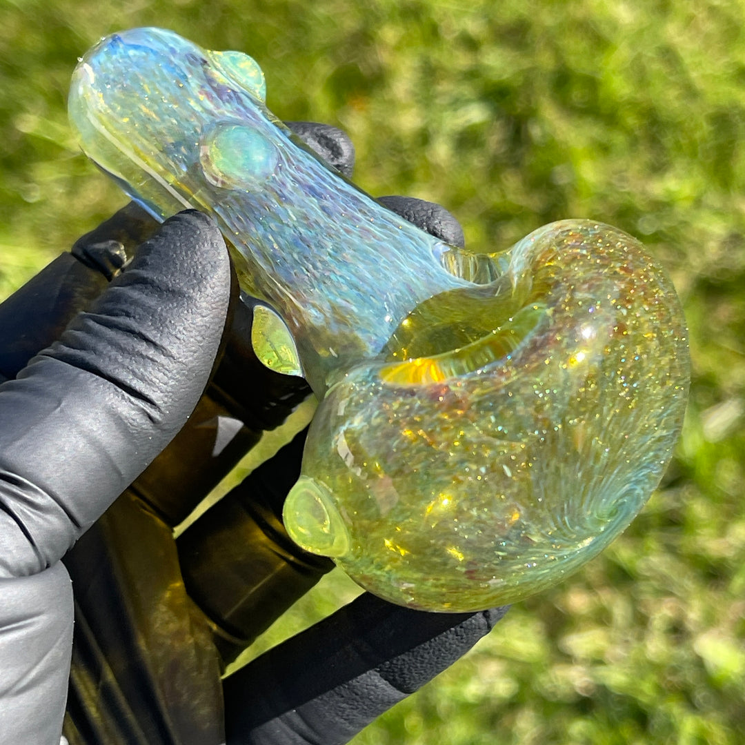 Mystery Aventurine Pipe Glass Pipe Chuck Glass   