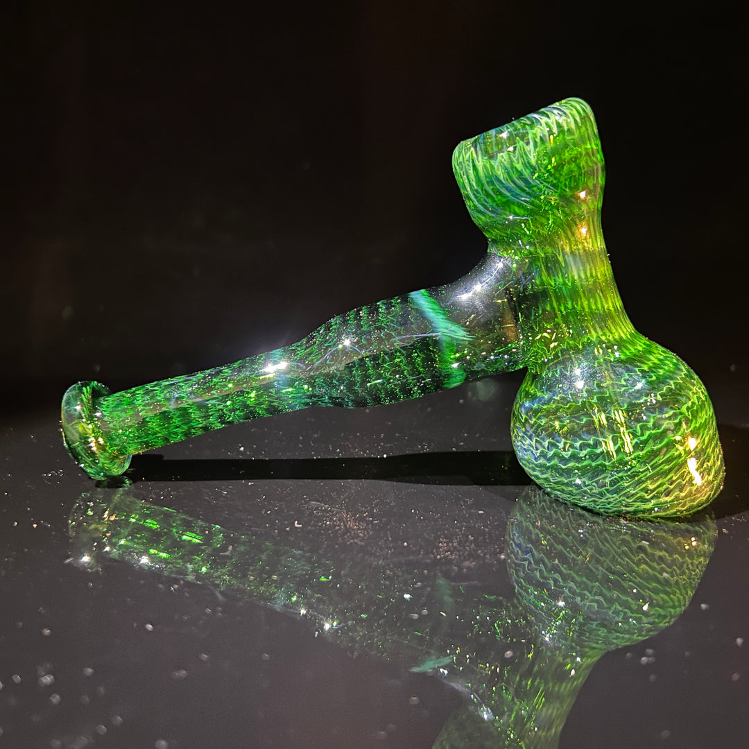 Forest Hammer Bubbler Glass Pipe Cose Glass   