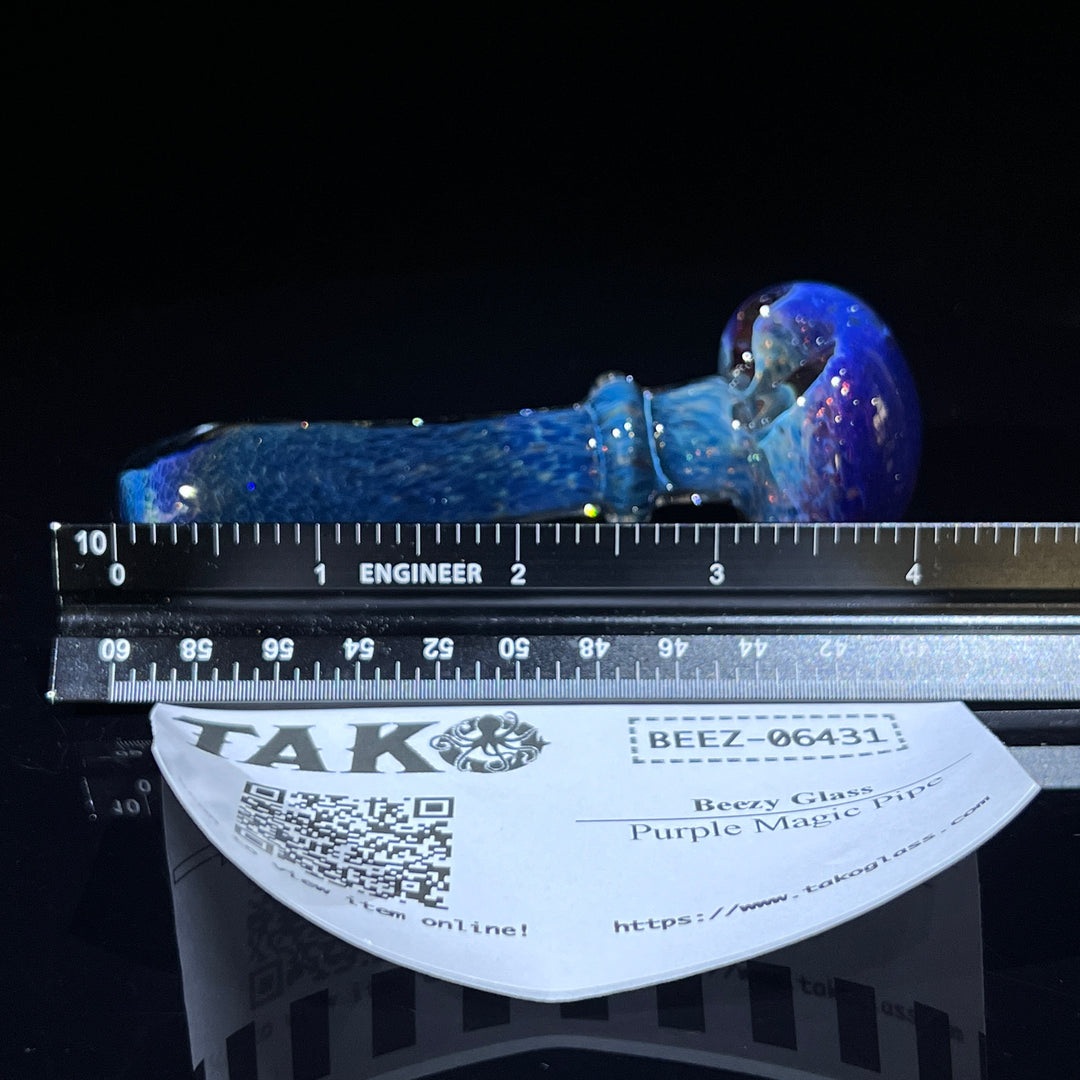 Purple Magic Pipe Glass Pipe Beezy Glass   