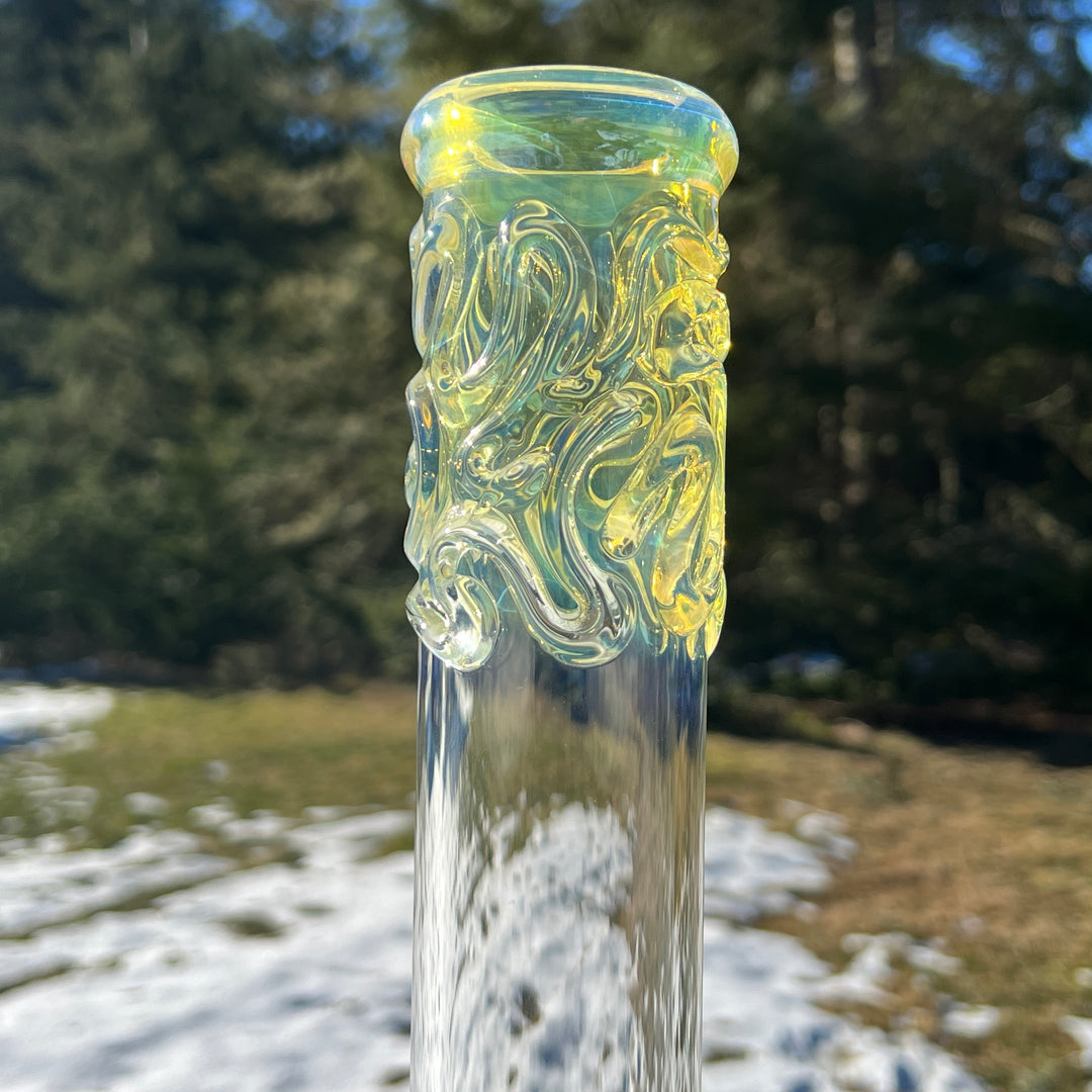 15" Fumed Swirl Beaker Bong Glass Pipe Mary Jane's Glass