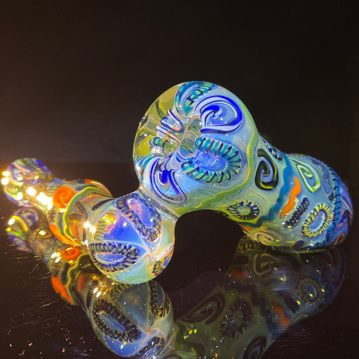 Inside Out Sidecar Bubbler Glass Pipe Tiny Mike   