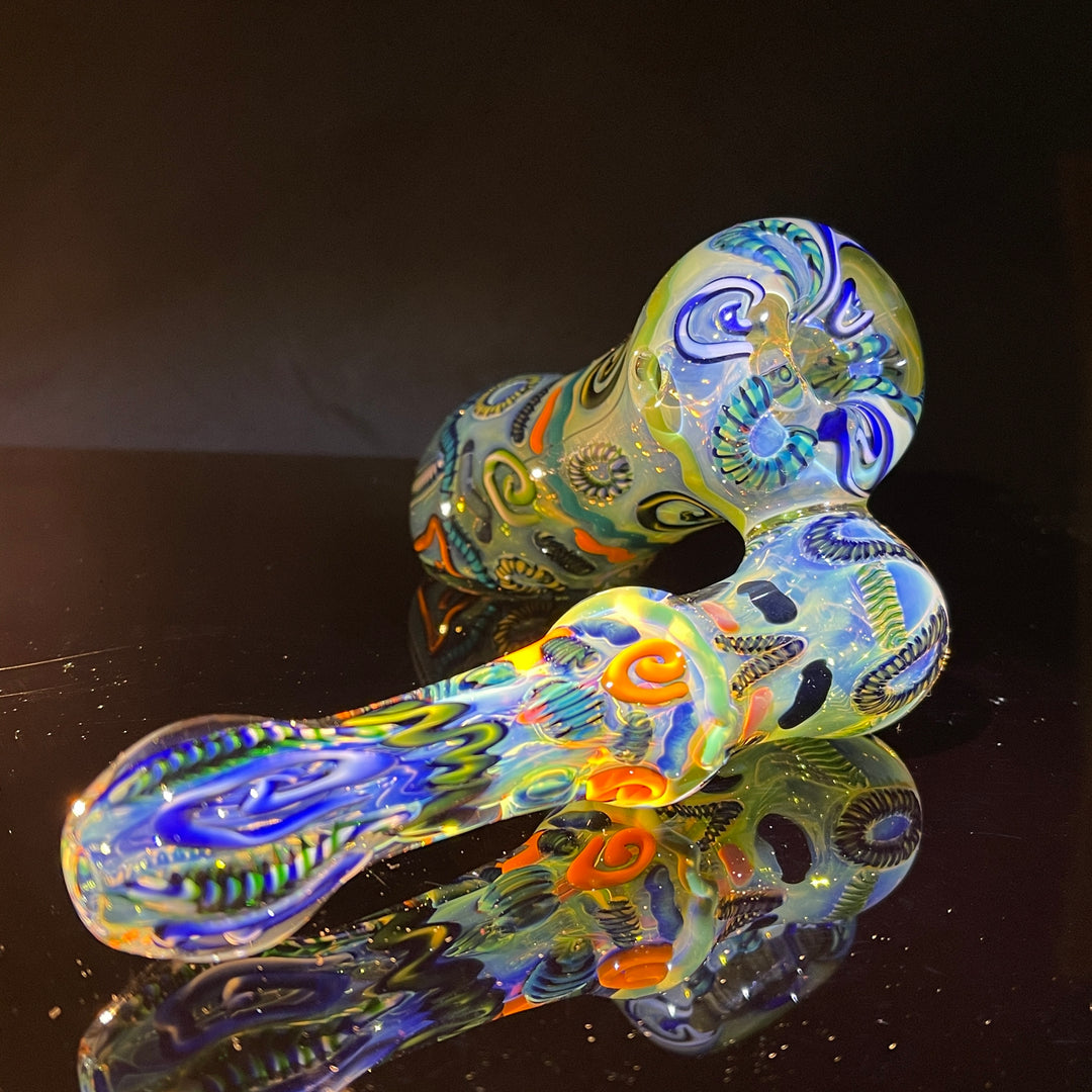 Inside Out Sidecar Bubbler Glass Pipe Tiny Mike   