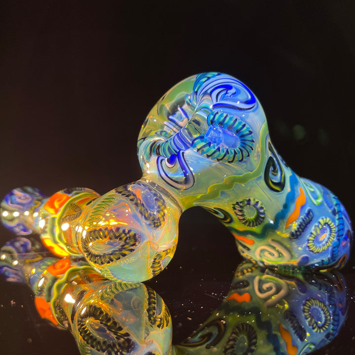 Inside Out Sidecar Bubbler Glass Pipe Tiny Mike   