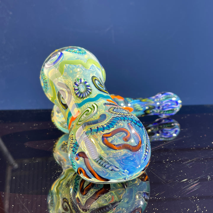 Inside Out Sidecar Bubbler Glass Pipe Tiny Mike   