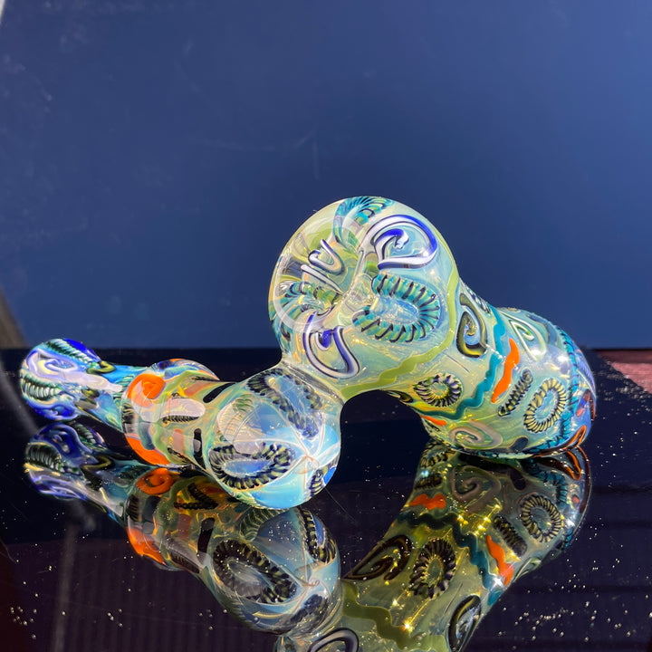 Inside Out Sidecar Bubbler Glass Pipe Tiny Mike   