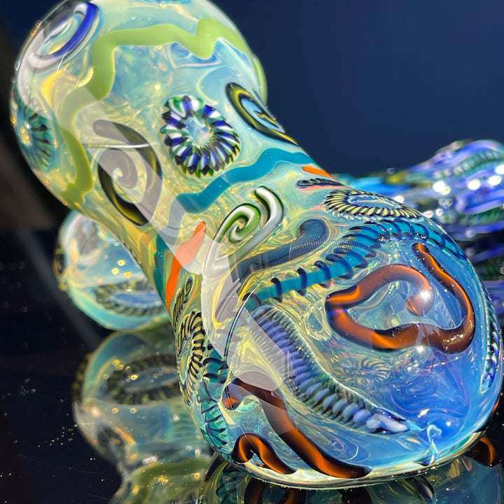 Inside Out Sidecar Bubbler Glass Pipe Tiny Mike   