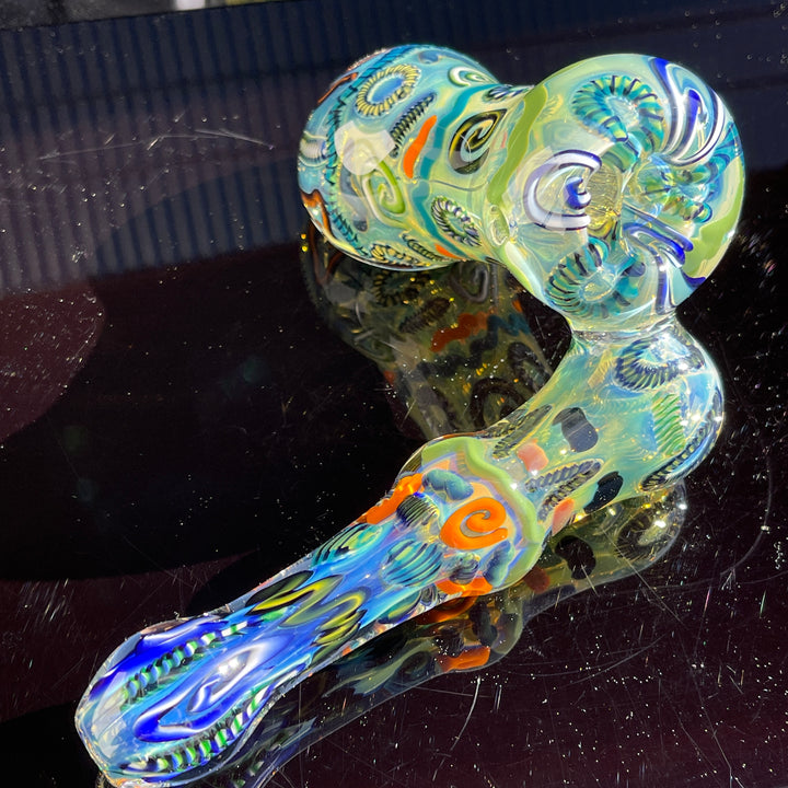 Inside Out Sidecar Bubbler Glass Pipe Tiny Mike   