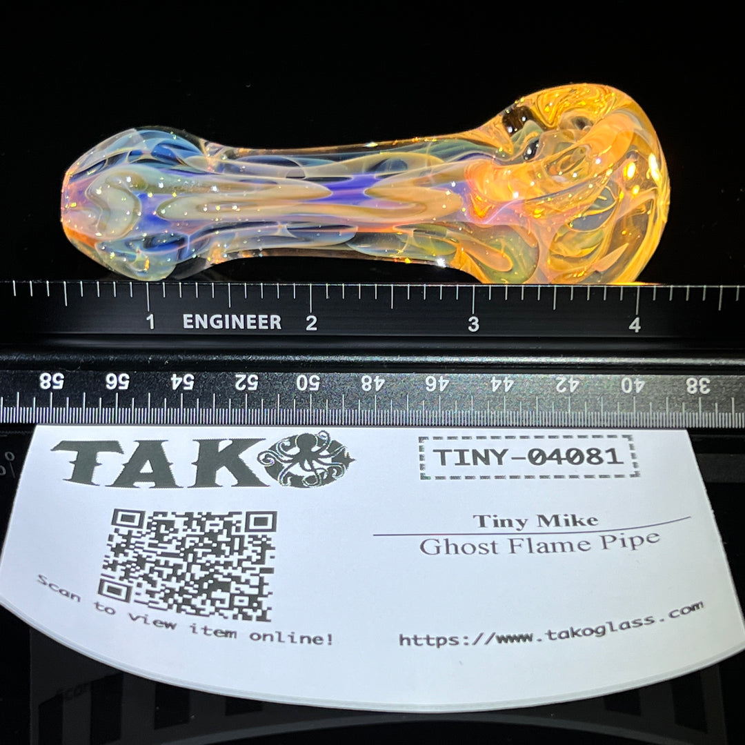 Ghost Flame Pipe Glass Pipe Tiny Mike   