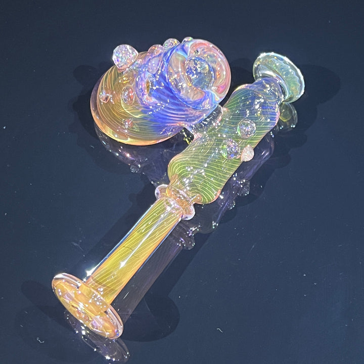 Gold Fumed Sidecar Pipe Glass Pipe Sugar Shack