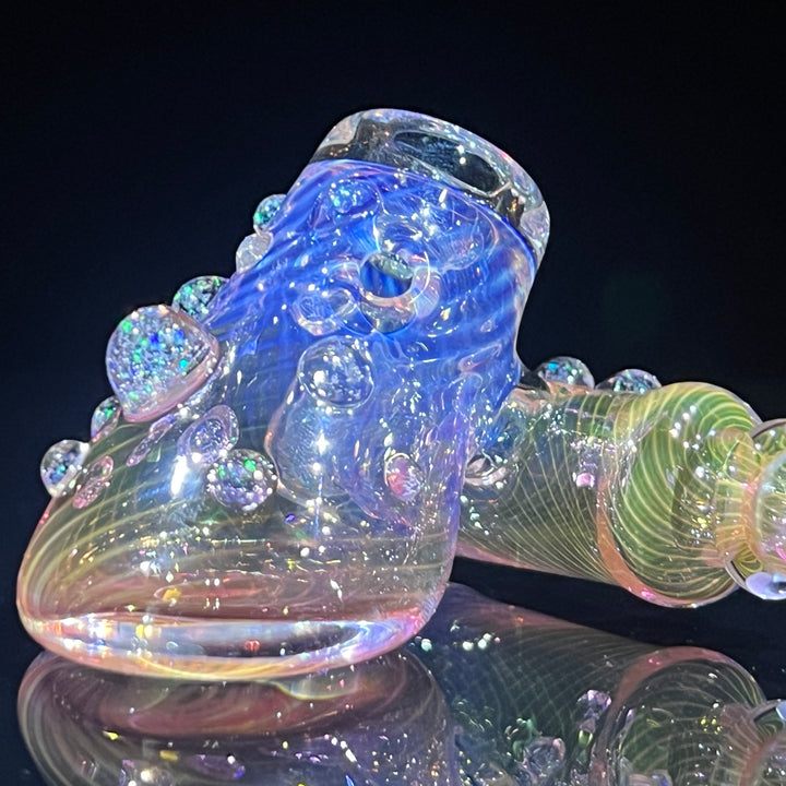 Gold Fumed Sidecar Pipe Glass Pipe Sugar Shack