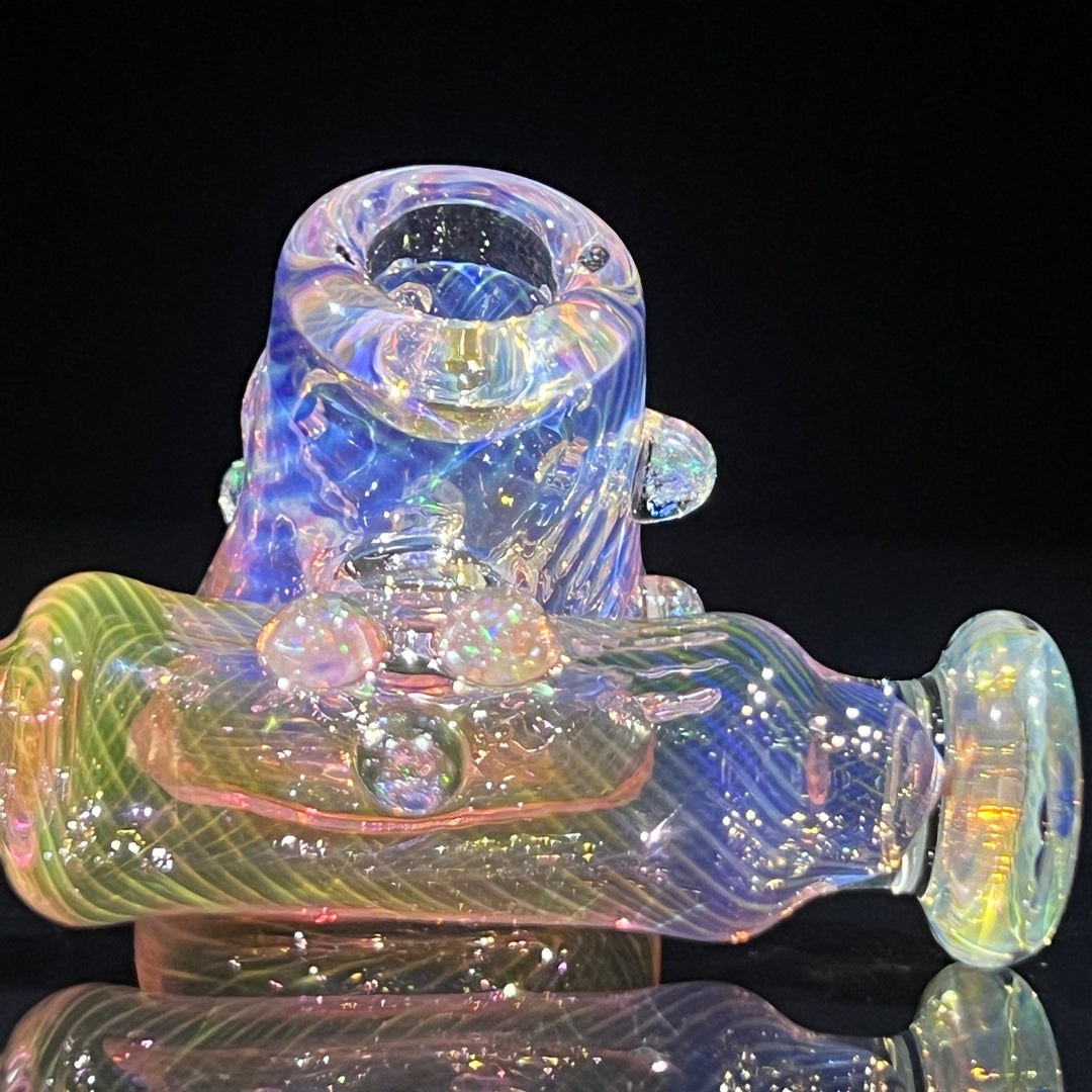 Gold Fumed Sidecar Pipe Glass Pipe Sugar Shack