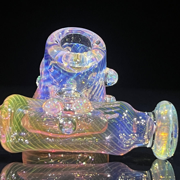 Gold Fumed Sidecar Pipe Glass Pipe Sugar Shack