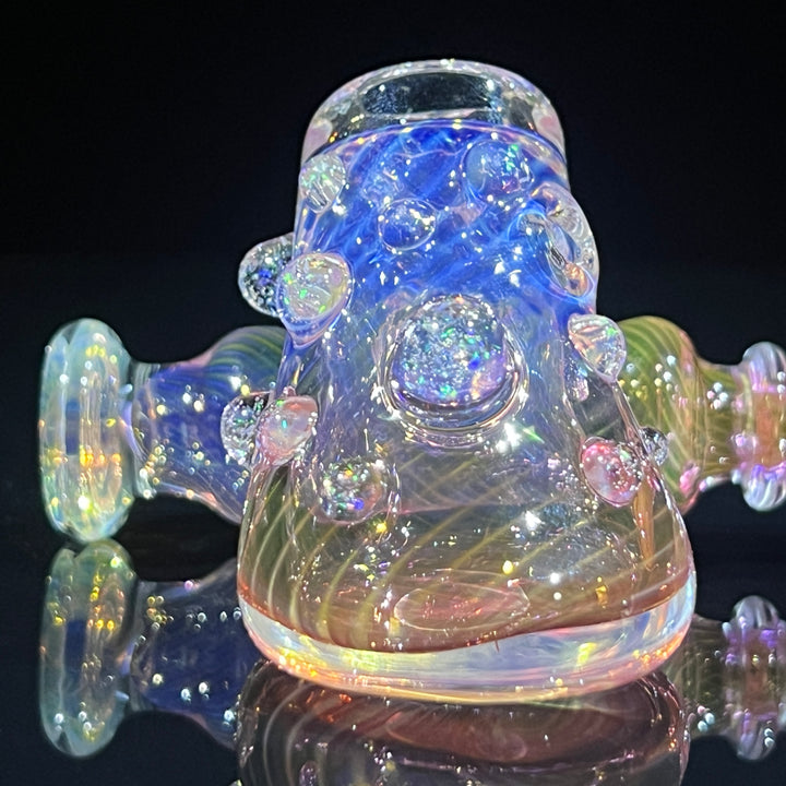 Gold Fumed Sidecar Pipe Glass Pipe Sugar Shack