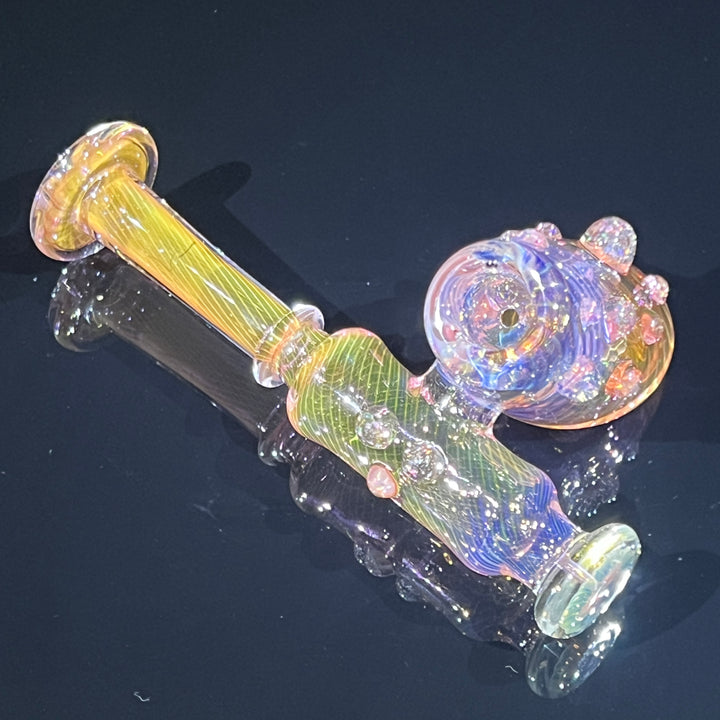 Gold Fumed Sidecar Pipe Glass Pipe Sugar Shack