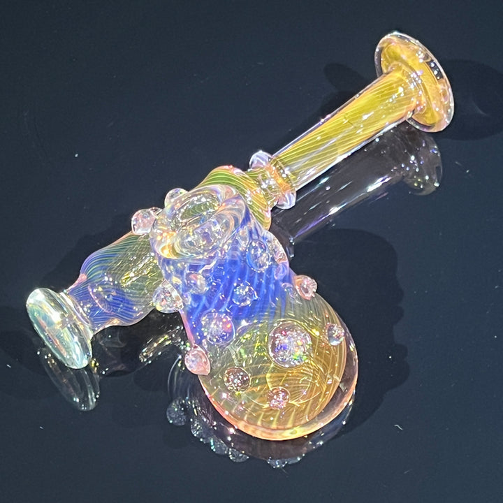 Gold Fumed Sidecar Pipe Glass Pipe Sugar Shack