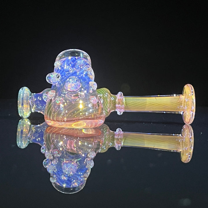 Gold Fumed Sidecar Pipe Glass Pipe Sugar Shack