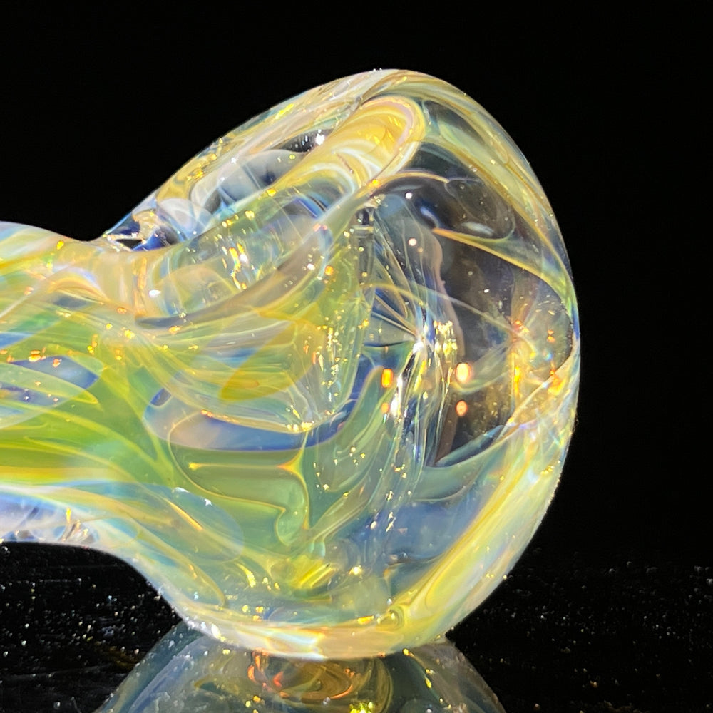 Large Ghost Flame Pipe Glass Pipe Tiny Mike   